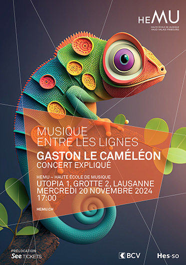 Gaston le caméléon - concert expliqué